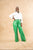 Tis the Season Leather Flare Pants (Green)