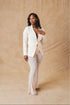 Girls Love Pearls Pants Suit (Cream)