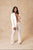 Girls Love Pearls Pants Suit (Cream)